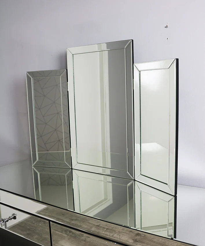 Simply Mirror Dressing Table Set