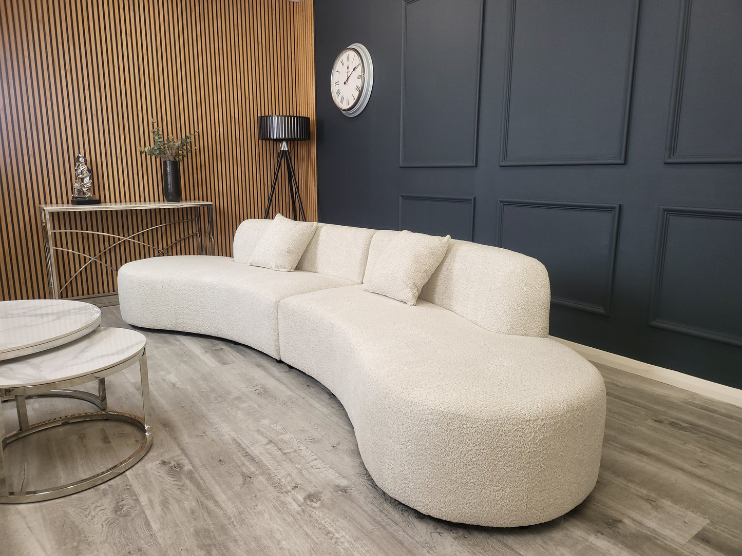 Miami Curved Boucle Sofa