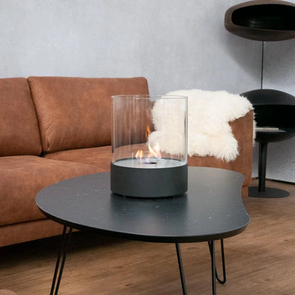 Southwark Black - Round Tabletop Bioethanol Fireplace