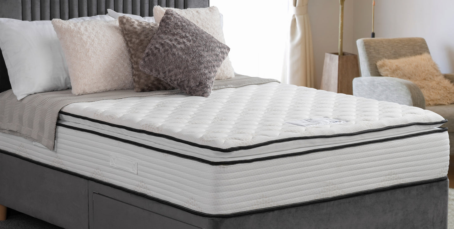 Sweet Dreams Bale 1000 Encapsulated Pillowtop Pocket Sprung Mattress