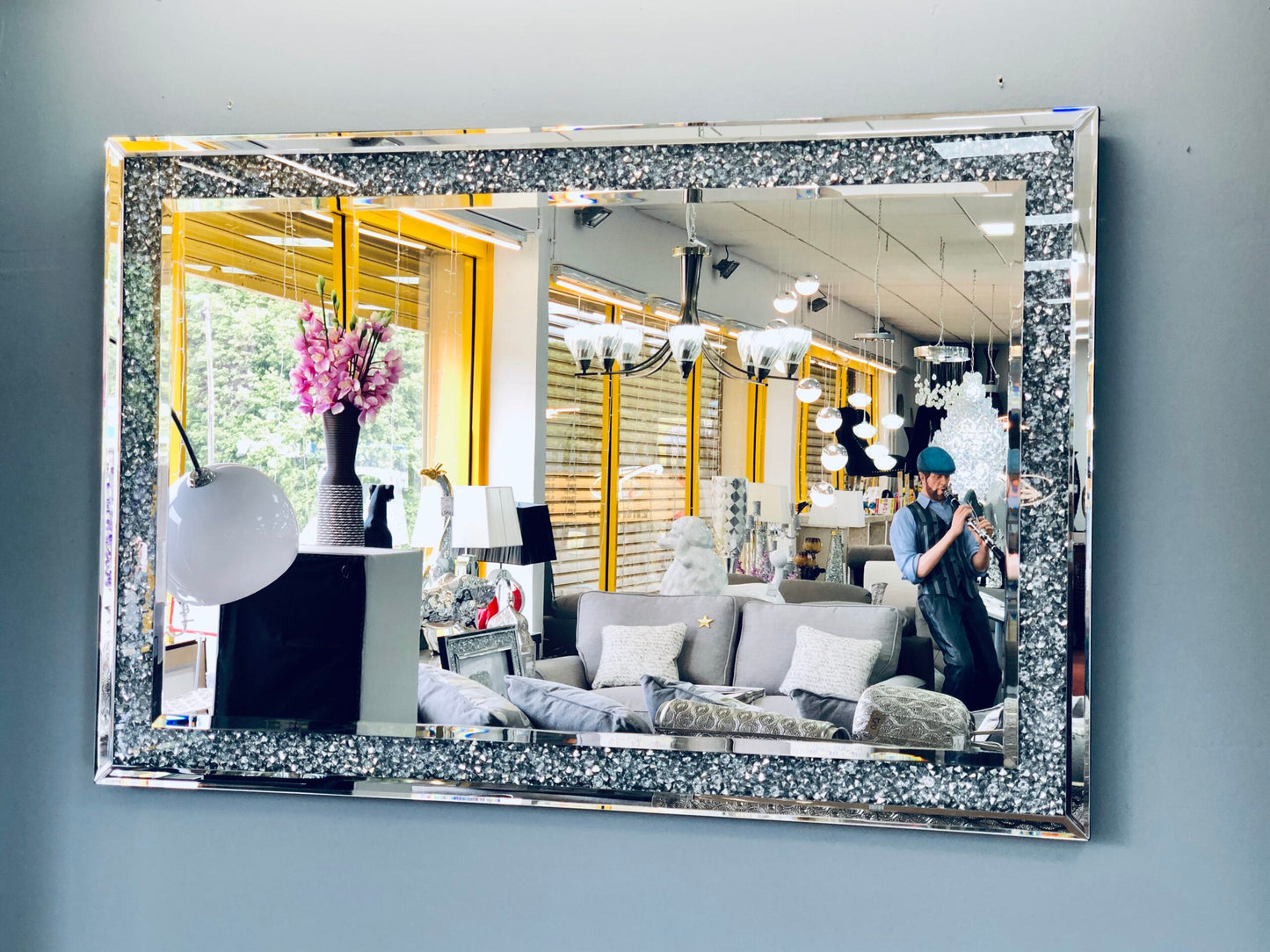 Crushed Diamond Wall Mirror 100/70