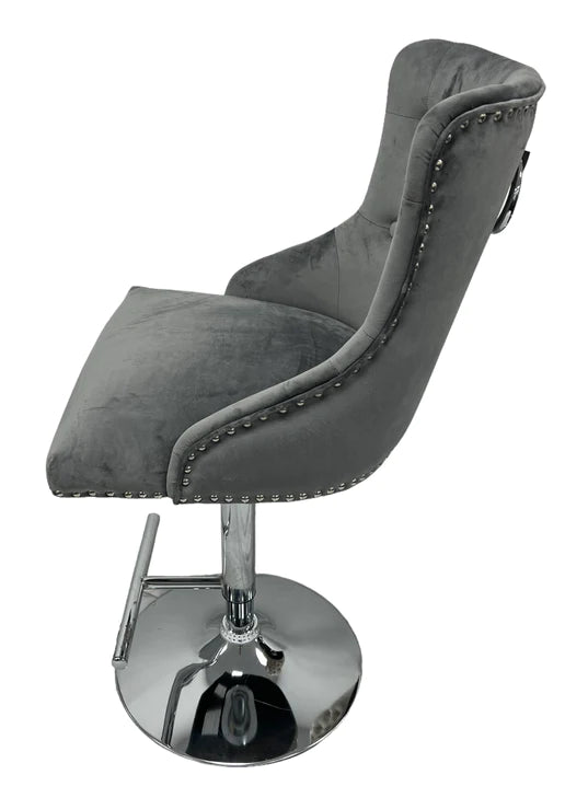 Chelsea Dark Grey Bar Stool