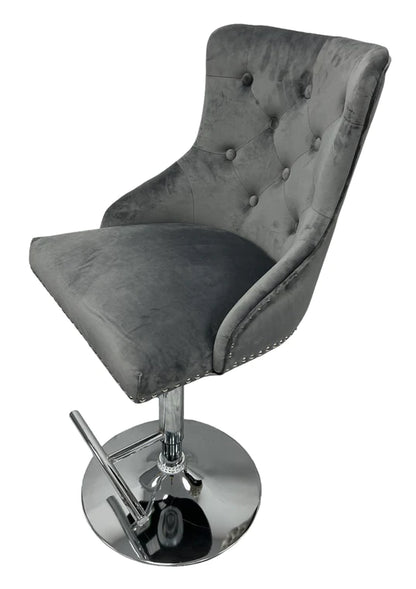 Chelsea Dark Grey Bar Stool