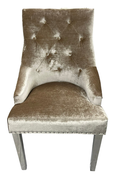 Jessica Chair (Ring Knocker/Chrome Legs) (4 Colours)