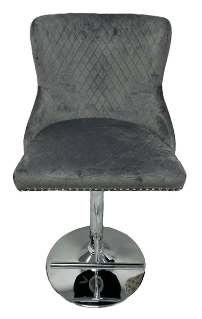 Lewis Bar Stool - Dark Grey