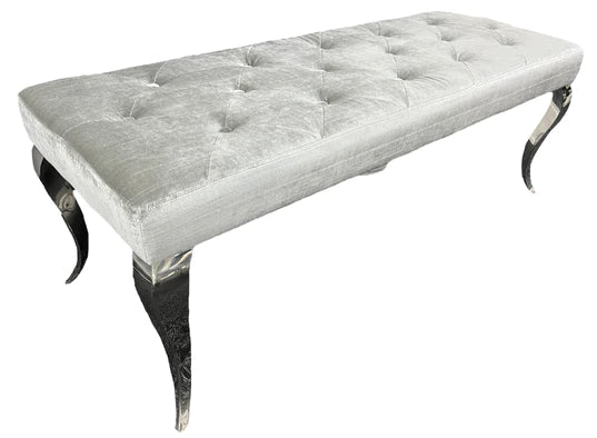 Lewis Silver Grey Bench 110/130/160cm