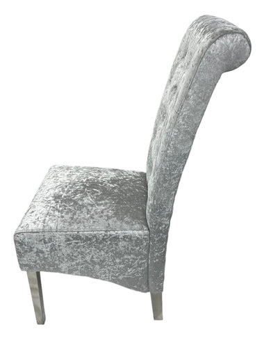 Emma/Lucy Dining Chair with Lion Knocker & Quilted Back (All Colours)