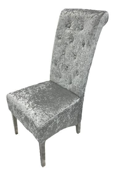 Emma/Lucy Dining Chair with Lion Knocker & Quilted Back (All Colours)