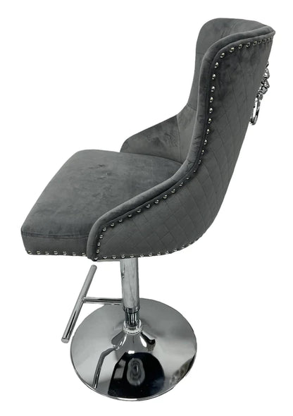 Mayfair Bar Stool - Silver Grey