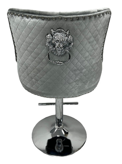 Mayfair Bar Stool - Silver Grey