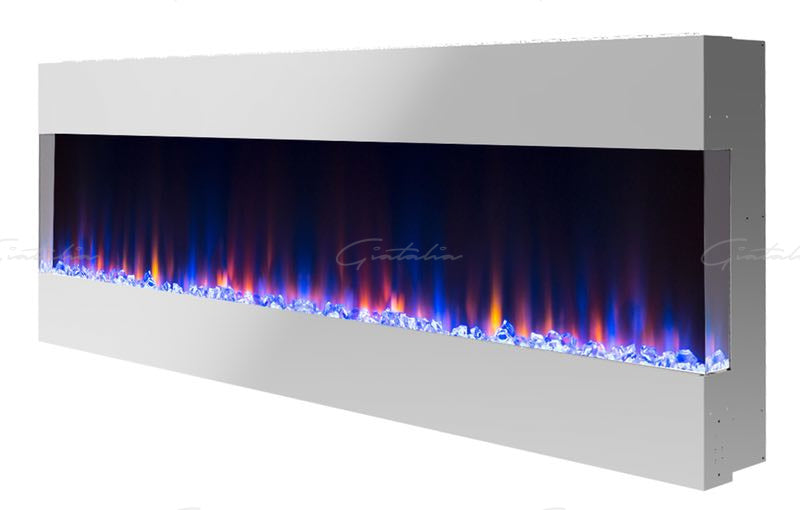 Mirage - Media Wall - Insert - Open Front Electric Fire - Black - 42 Inch