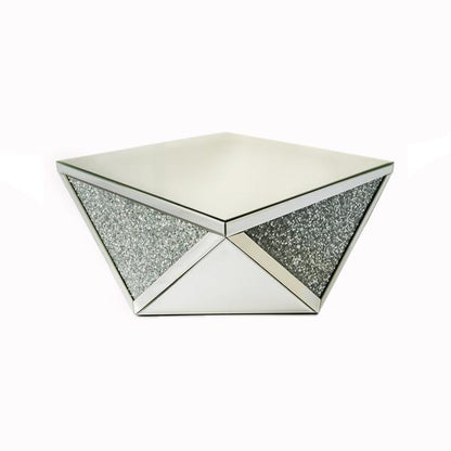 Roma Crushed Diamond Mirrored Coffee Table