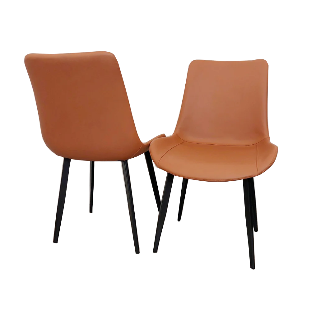 Remus Leather Dining Chair Tan