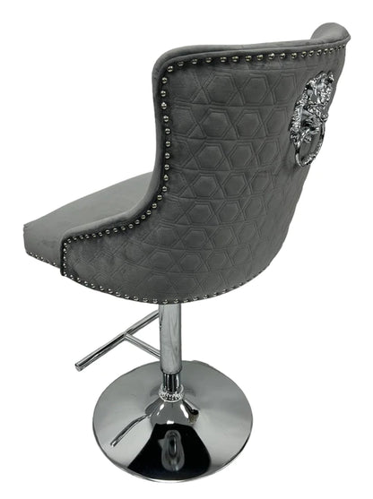 Milan/Roma Dark Grey Bar Stool