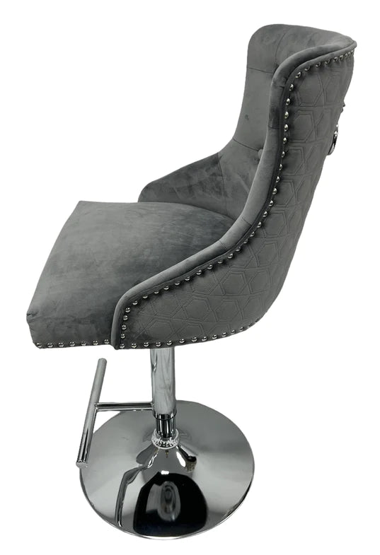 Milan/Roma Dark Grey Bar Stool