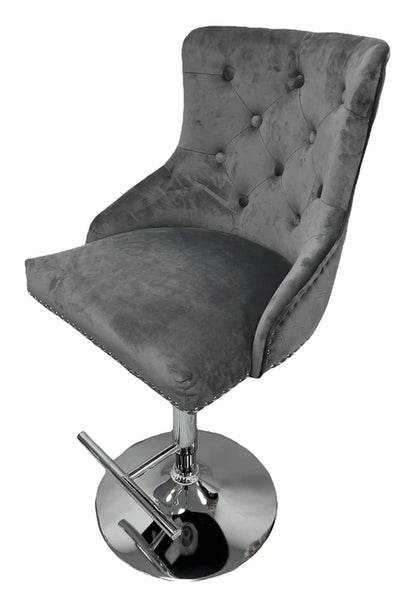 Milan/Roma Dark Grey Bar Stool