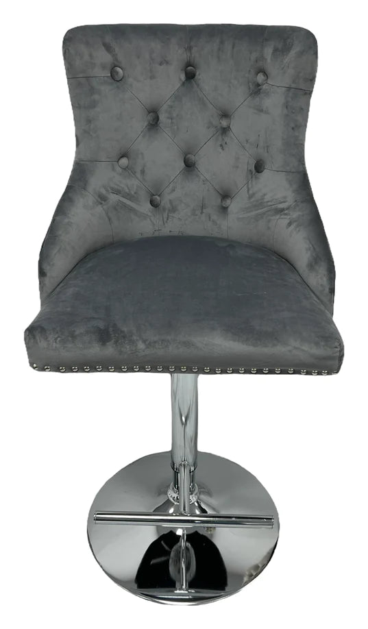 Milan/Roma Dark Grey Bar Stool