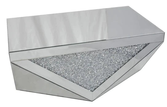 Roma Crushed Diamond Mirrored Coffee Table