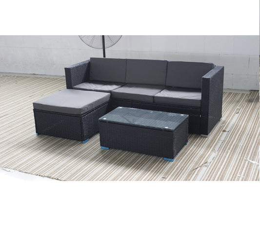 Rattan Corner Sofa Coffee Table – Garden Furniture