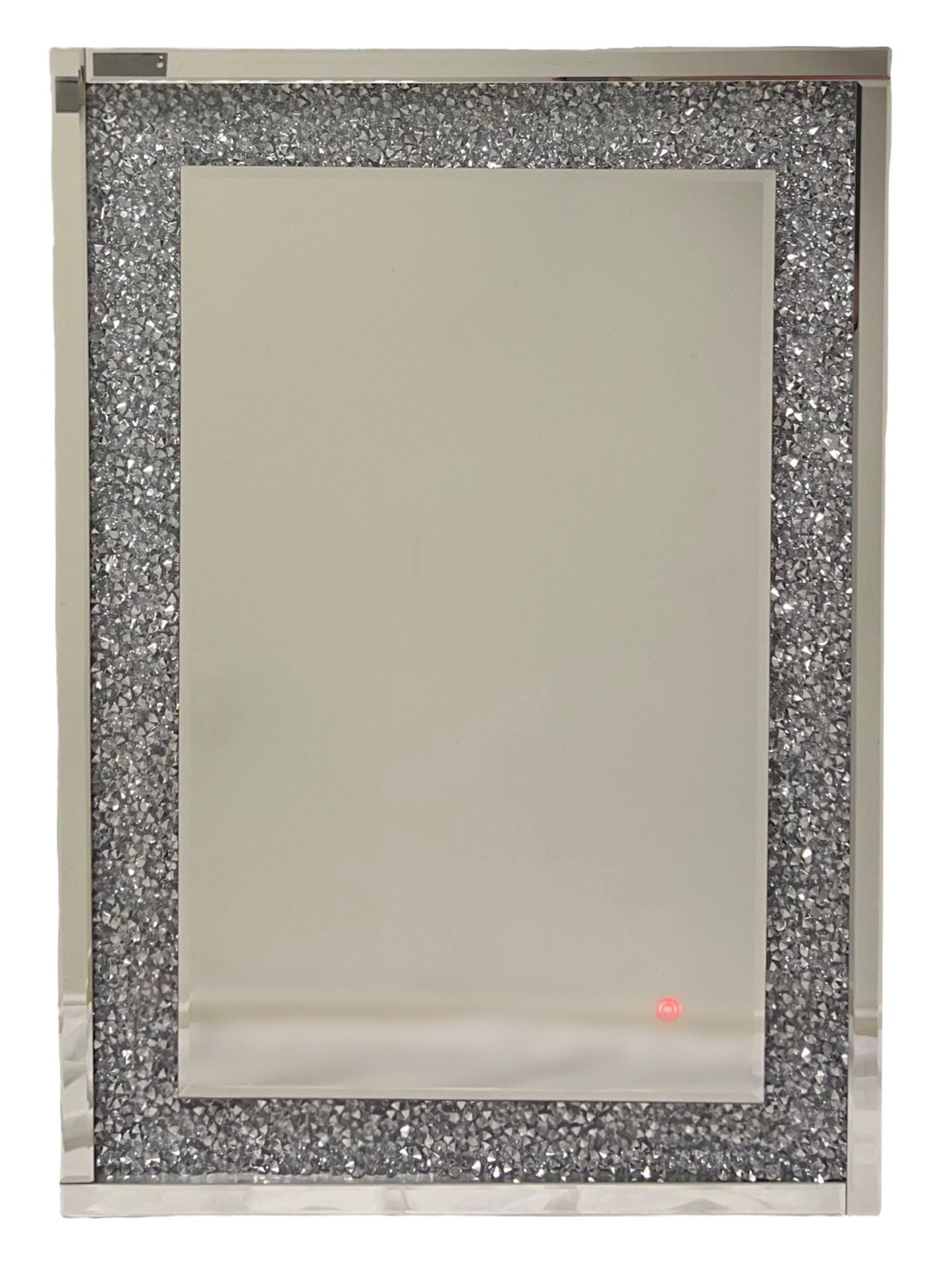 LED Crushed Diamond Rectangle Mirror (2 Sizes)